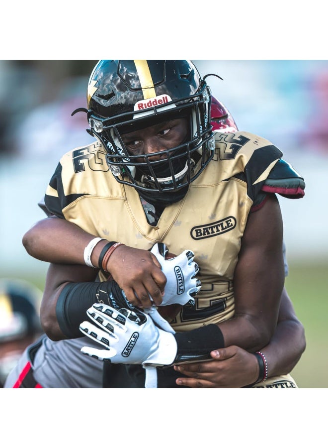 Battle Ultra-Stick Football Gloves – Ultra-Tack Sticky Palm Receivers Gloves – Pro-Style Receiver Gloves for Youth - Image 1