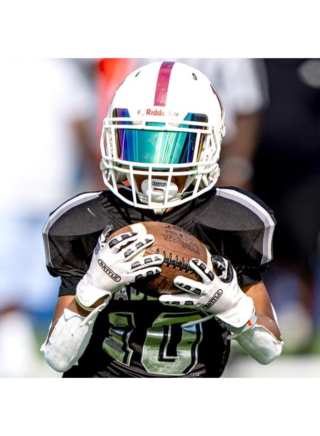 Battle Ultra-Stick Football Gloves – Ultra-Tack Sticky Palm Receivers Gloves – Pro-Style Receiver Gloves for Youth - Image 5