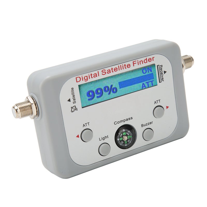 Digital Satellite Finder 950 to 2150MHz ATT Buzzer Function Satellite Signal Meter with Compass for DirecTV - Image 1