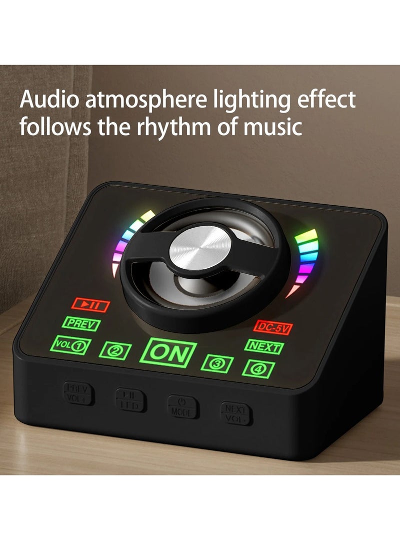 Smart berry M28 Portable Karaoke Machine Wireless Bluetooth Speaker With two Microphones Black - Image 4