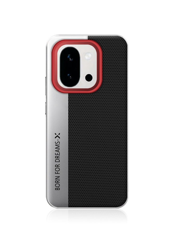 Case Compatible with Oneplus 13T, Clashing Color Full Package Anti-drop Hard Shell Leather Cover for Oneplus 13T - Image 2