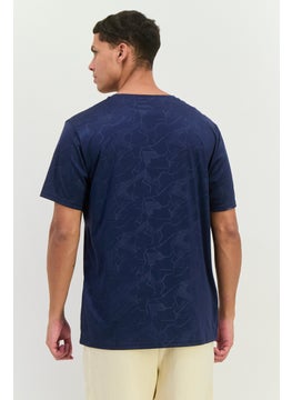 Nordland Men Sportswear Fit Short Sleeves Training T-Shirt, Navy  - Image 3