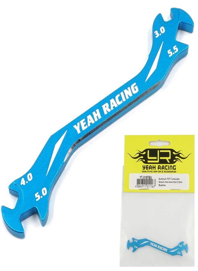 Yeah Racing Aluminum 7075 Turnbuckle Wrench 3mm 4mm 5mm 5.5mm Blue / Yeah Racing / YT-0197BU - Image 1