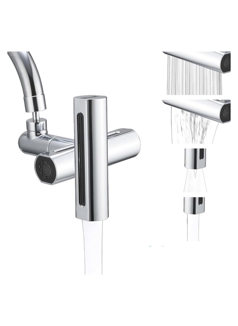 DMG TECH Tap Extension, 1080° Rotatable Aerator Tap,Universal rotating faucet,Splash Water Filter Tap Kitchen with 3 Modes Spray Head for Kitchen Bathroom  - Image 1