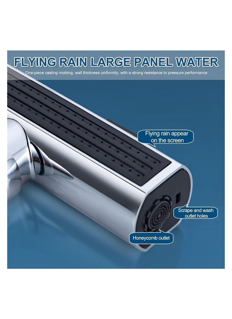 DMG TECH Tap Extension, 1080° Rotatable Aerator Tap,Universal rotating faucet,Splash Water Filter Tap Kitchen with 3 Modes Spray Head for Kitchen Bathroom  - Image 3