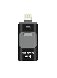 AROAQ 256GB USB Flash Drive, Shock Proof Durable External USB Flash Drive, Safe And Stable USB Memory Stick, Convenient And Fast I-flash Drive for iphone, (256GB Black Color)  - Image 1