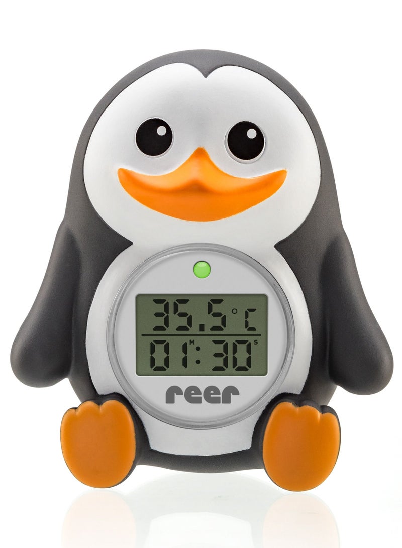 REER MyHappyPingu Bath/room Thermometer, Timer Function And Temperature Alarm, With Stopwatch - Image 1