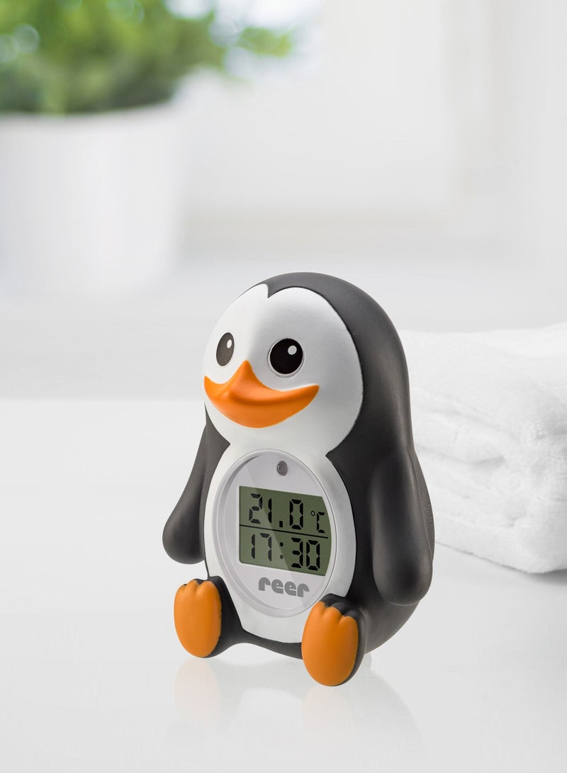 REER MyHappyPingu Bath/room Thermometer, Timer Function And Temperature Alarm, With Stopwatch - Image 2