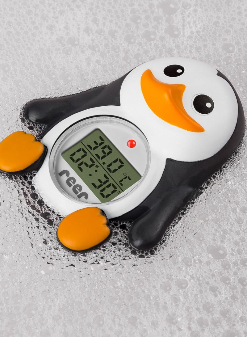 REER MyHappyPingu Bath/room Thermometer, Timer Function And Temperature Alarm, With Stopwatch - Image 4