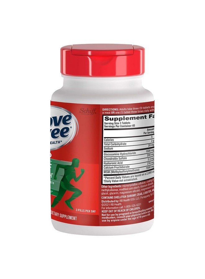 Move Free موف فري أدفانسد بلس MSM مع الجلوكوزامين وكوندرويتين، 120 حبة (عبوة من 2) - Image 3