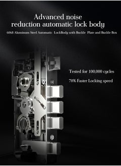 Smart Door Lock  Smart Lock with Face, Palm Print, Fingerprint, Passcode, IC Card & Remote Unlock – CNC Carved, Anodized Aluminum, Fire-Resistant & Anti-Corrosive - pzsku/Z8C2FE33C22A031E938C4Z/45/_/1737810752/b8717893-d5a7-4943-88a0-5a8179b06235