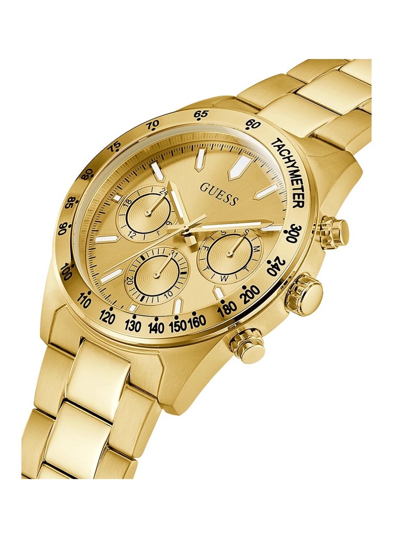 GUESS - Men's Analog Round Shape Stainless Steel Wrist Watch GW0329G3 - 42 Mm - Image 1