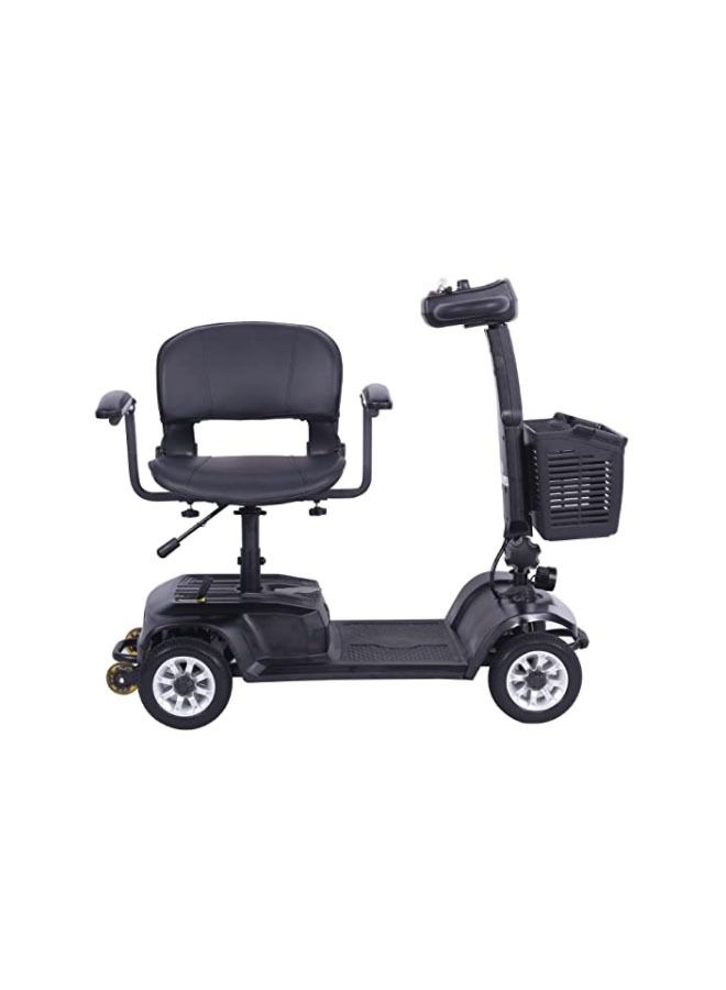 Cool Baby COOLBABY 4 Wheel Powered Mobility Scooter Portable Electric Wheelchair Leg Scooter for Adults Seniors Medical, Openable Handrail, Rotatable Seat, 6KM/H|MAX LOAD 190KG|Endurance 25 KM - Image 2