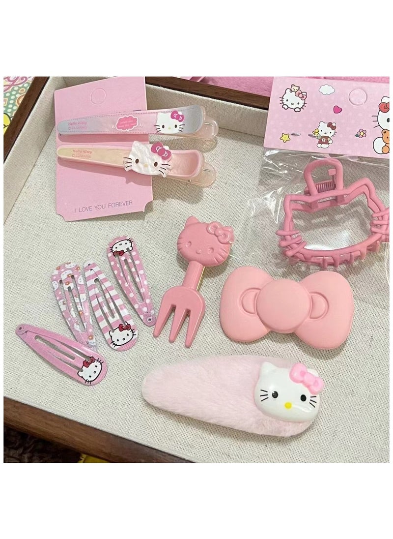 جنرال 10 قطعة Hello Kitty مجموعة مشبك الشعر  - Image 3