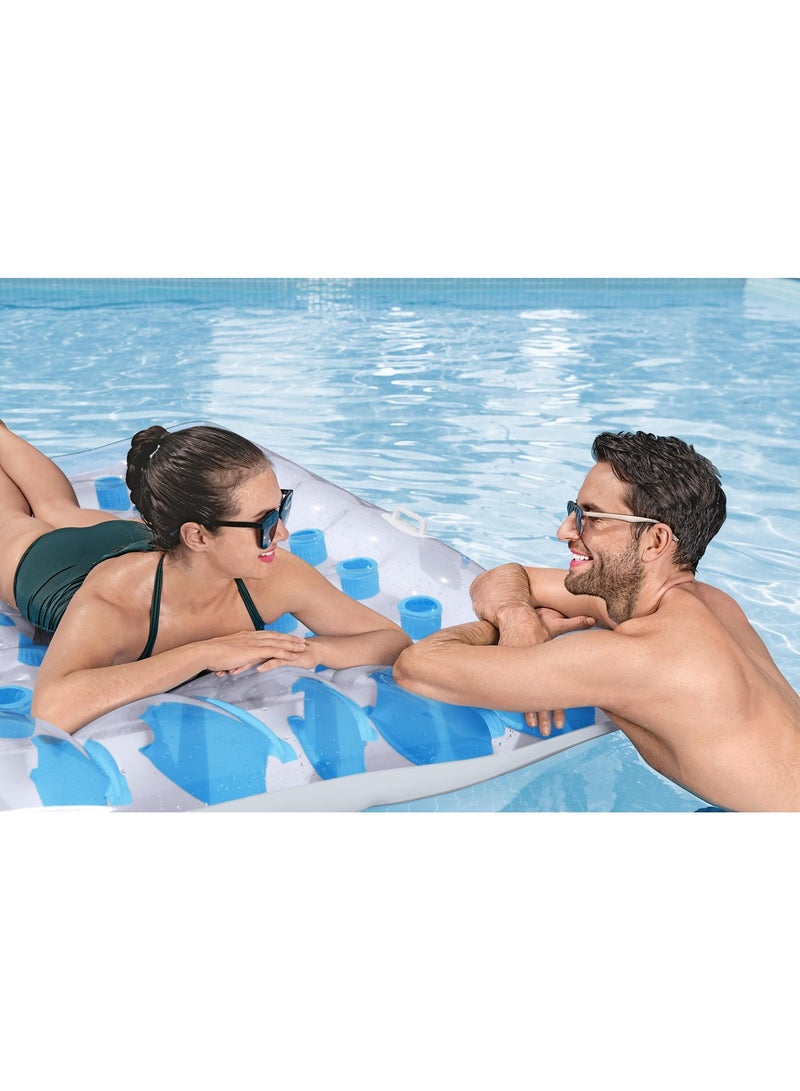 بست واي Bestway® 6'4" x 56"/1.93mx 1.42m بساط عائم مزدوج بألوان الصيف - Image 3