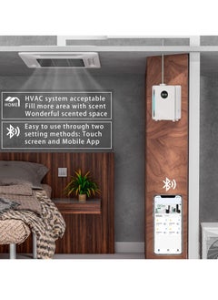 Excefore Humidifiers for Bedroom Home, Bluetooth HVAC Scent Diffuser, Quiet Cool Mist Humidifiers for Large Room, Oil Diffuser & Nightlight for Baby Nusery, 50 Hours Runtime for Home, Indoor Plants  - Image 3