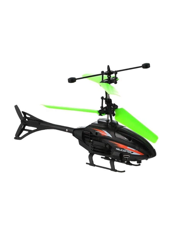 Helicopter sensor helicopter with remote charging battery - black & green - Image 4