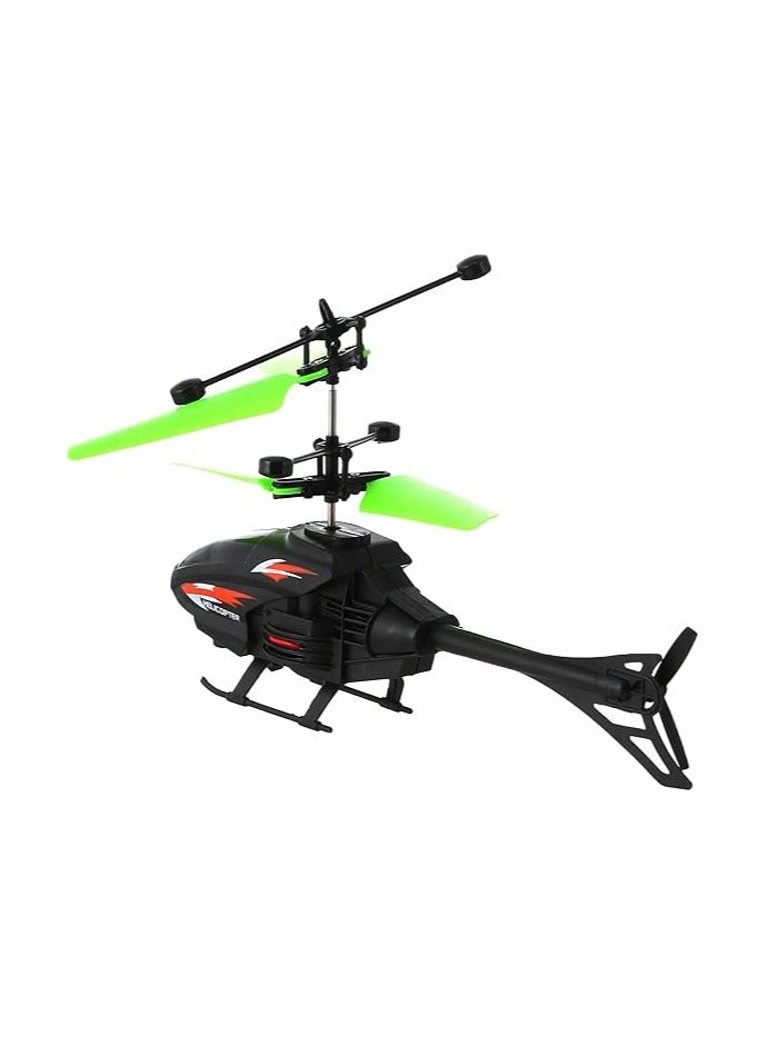 Helicopter sensor helicopter with remote charging battery - black & green - Image 3