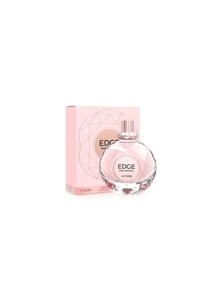 Mirada - EDGE Pink Crystal For Women  EDP 100ml - Image 1