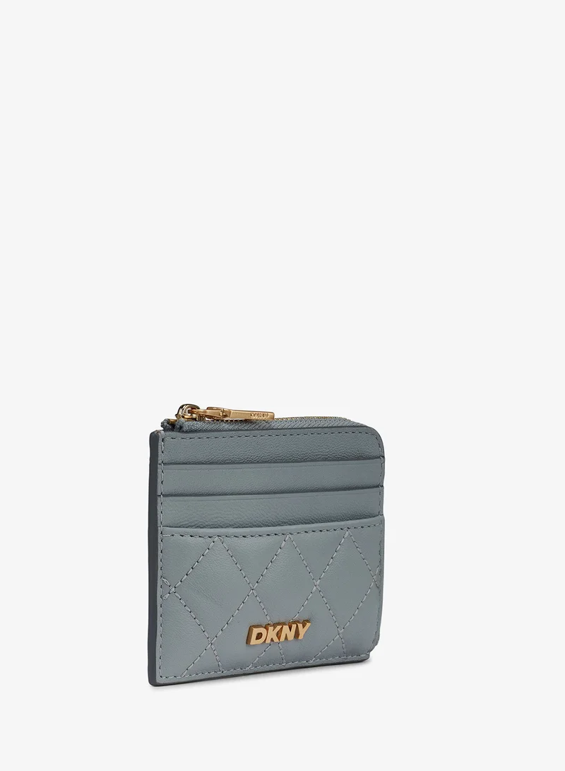 DKNY  Trina Logo Zip Around Cardholder for Women | Best Price UAE