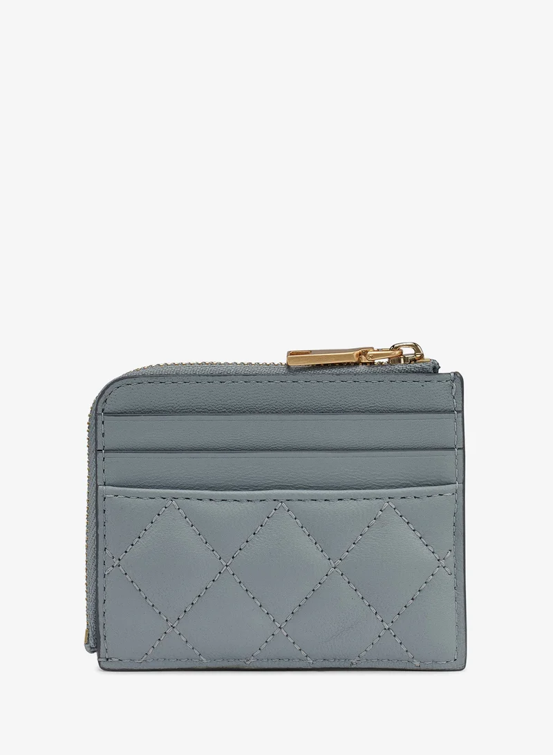 DKNY Trina Logo Zip Around Cardholder