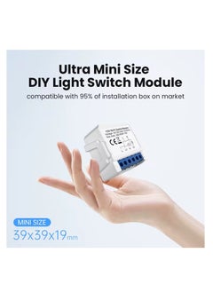 TUYA Tuya Smart WIFI 2 Gang Light Mini Switch Works with Amazon Alexa and Google Home  - Image 4