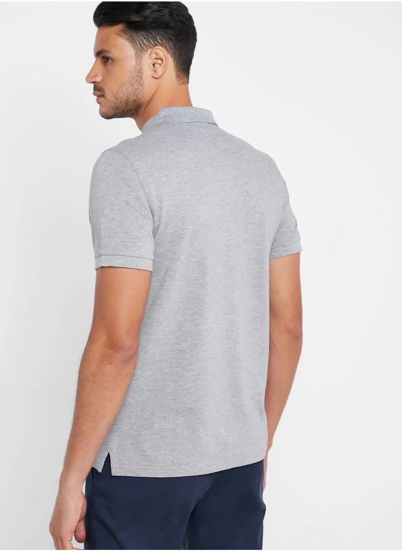 GANT Chest Logo Pique Polo