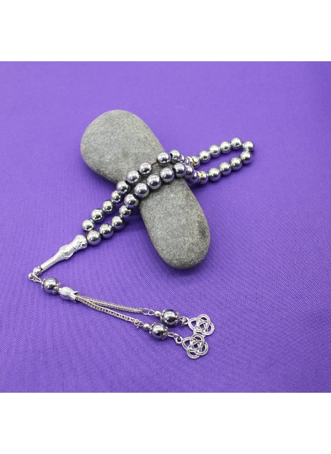 GM Asbih 33 8mm - Islamic Prayer Beads, Tasbeeh, Sibha, Muslim Mala, Masbaha, Misbaha, Tesbih, Tespih, Dhikr Beads, Zikr Beads, Worry Beads, Prayer Counter  - Image 2