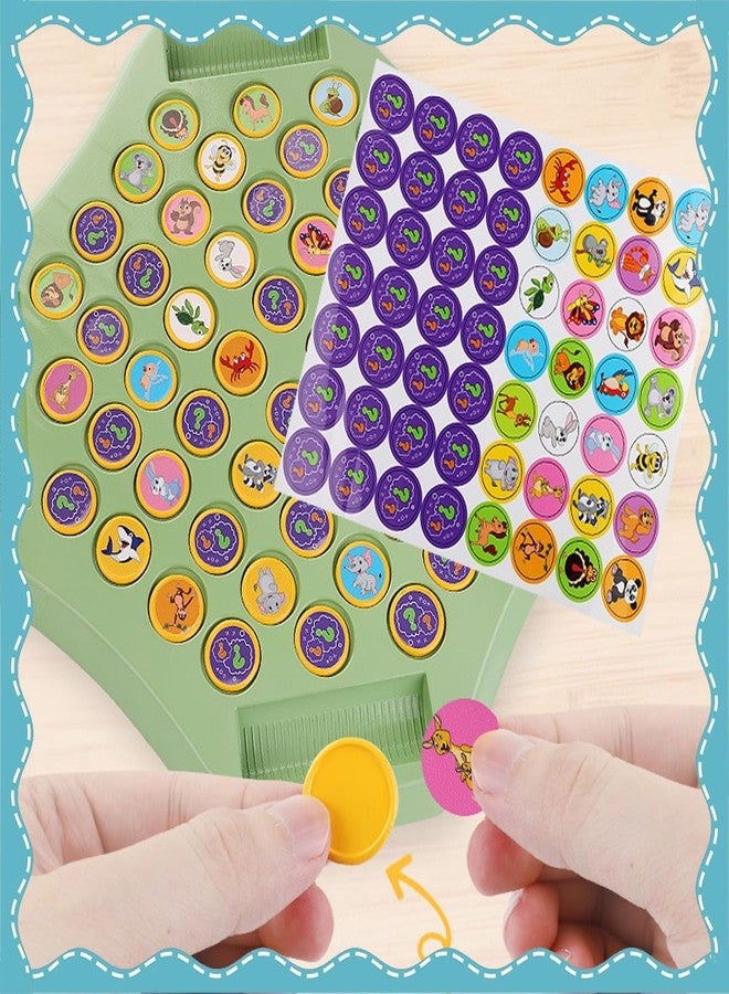 Glenston Flipping Chess Match Game - Montessori Memory Matching Board Game for Kids | Educational Animal & Fruit Theme Puzzle with Chips & Sticks | Parent-Child Interactive Toy for Ages 3+ - Image 3