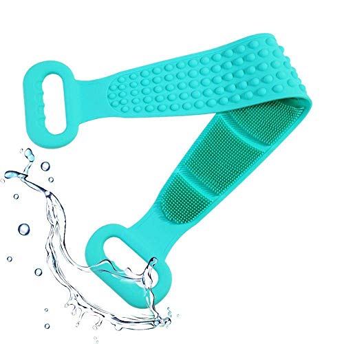GTC® Multi-Color Silicone Body Scrubber Belt for Exfoliating Bath Cleaning, Men, Women, Kids 34288-3 - Image 1