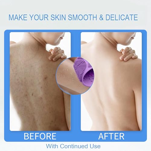 GTC® Multi-Color Silicone Body Scrubber Belt for Exfoliating Bath Cleaning, Men, Women, Kids 34288-3 - Image 2