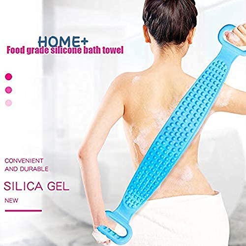 GTC® Multi-Color Silicone Body Scrubber Belt for Exfoliating Bath Cleaning, Men, Women, Kids 34288-3 - Image 3