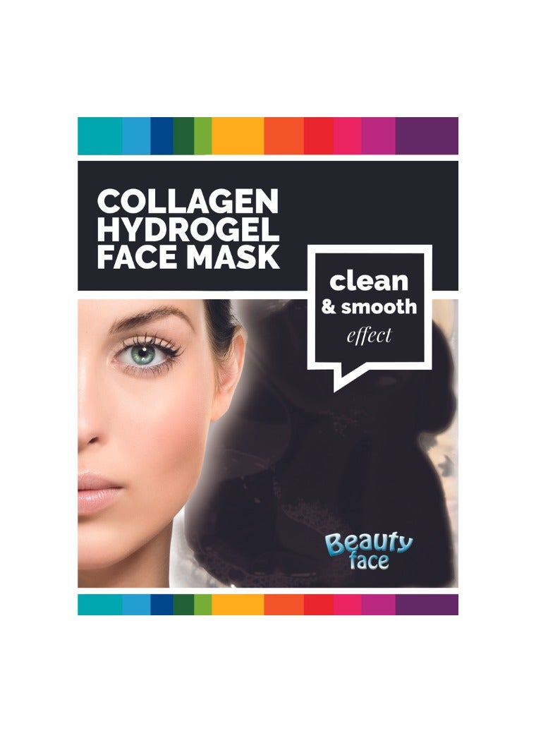 BeautyFace Collagen Hydrogel Face Mask Dead Sea Mud Cleansing and Anti-Acne Collagen Treatment Clean and Smooth Effect