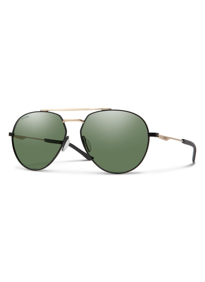 SMITH - Westgate Chroma Pop Polarized Sunglasses, Matte Black Gold / Chromapop Polarized Gray Green, Smith Optics Westgate Chromapop Polarized Sunglasses - Image 1