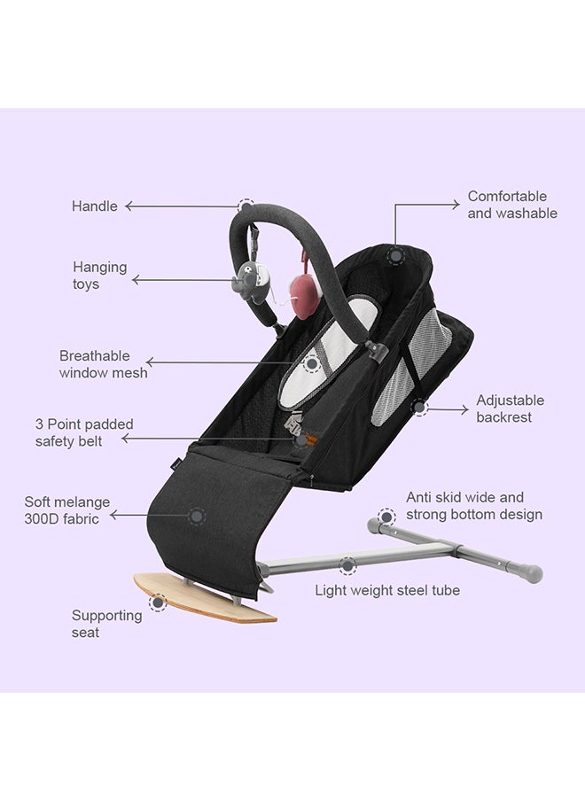 TEKNUM Baby Bouncer with Grab Toys - Wooden Black - pzsku/Z8C30A2C6308DB52CB2AFZ/45/_/1720708138/aa6cb37c-96f8-4c79-a909-03fbdc9ea807