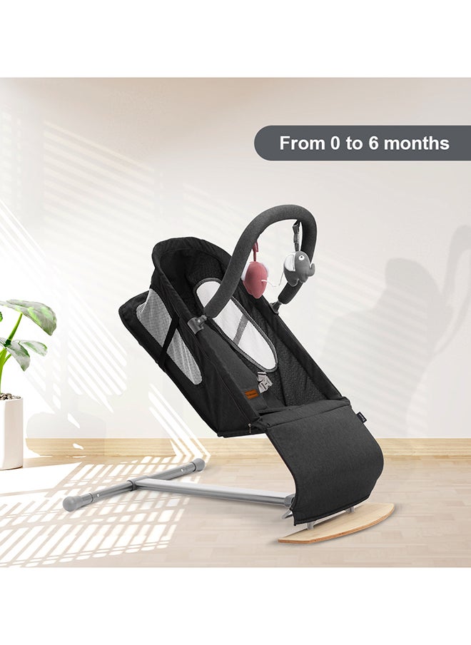TEKNUM Baby Bouncer with Grab Toys - Wooden Black - pzsku/Z8C30A2C6308DB52CB2AFZ/45/_/1720708140/035a1d26-6f53-4c20-a27f-f415b7ee86de