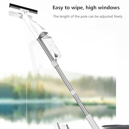 MORPICH 3 in 1 Spray Window Washing Kit with Extension Pole, Glass Squeegee Car Window Cleaner Tool Window Cleaning Equipment, Dual-Sided for Scraping & Washing Home Cleaning Tool - Image 4