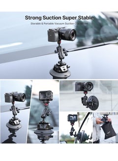 Ulanzi Ulanzi SC-02 Strong Suction Cup Mount for Camera Action Camera | Compatible with Sony Canon Nikon Mirrorless DSLR Camera | 3KG Max Load | 12cm Base Mount | Phone Action Camera Mounts  - Image 2