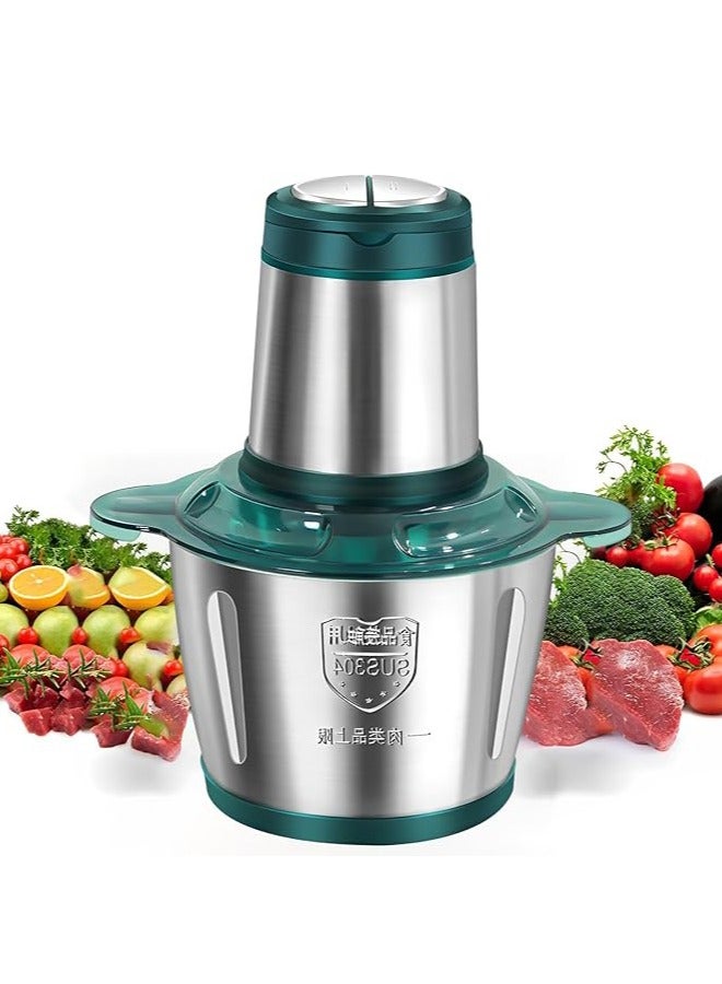 Arabest Food Processor, 3L Stainless Steel Electric Meat Grinders, Food Chopper with 4 Sharp Blades for Baby Food, Meat, Nuts, Onion, Vegetables(3L)  - Image 1