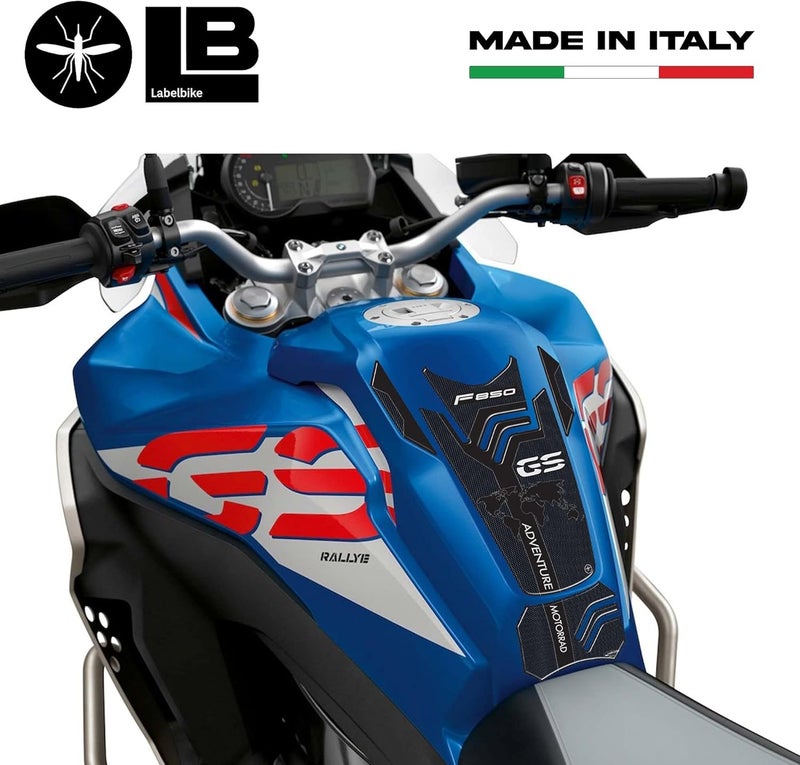 labelbike ملصق خزان دراجة نارية ثلاثي الأبعاد من الراتنج لدراجة BMW F850 GS Adventure - Image 4