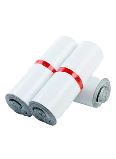 Generic A set of shipping bags consisting of 10 bags, size 25*35, white color  - Image 2
