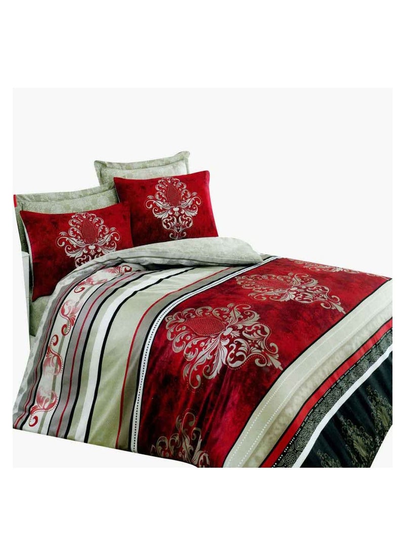 Family Bed - Flat Bed sheet Set 100% Cotton 4 pieces size 240 x 250 cm Model 1008 from Family Bed - Image 1