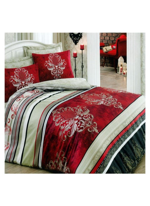Flat Bed sheet Set 100% Cotton 4 pieces size 240 x 250 cm Model 1008 from Family Bed