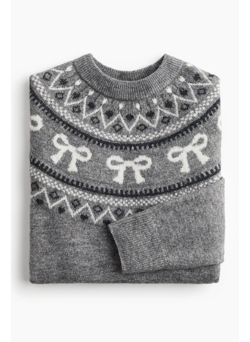 اتش اند ام Jacquard-Knit Jumper