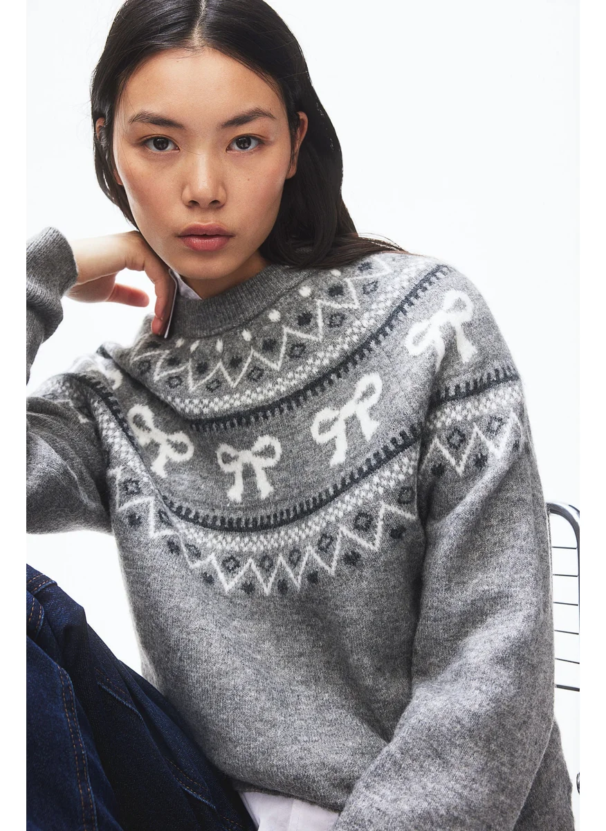 H&M Jacquard-Knit Jumper