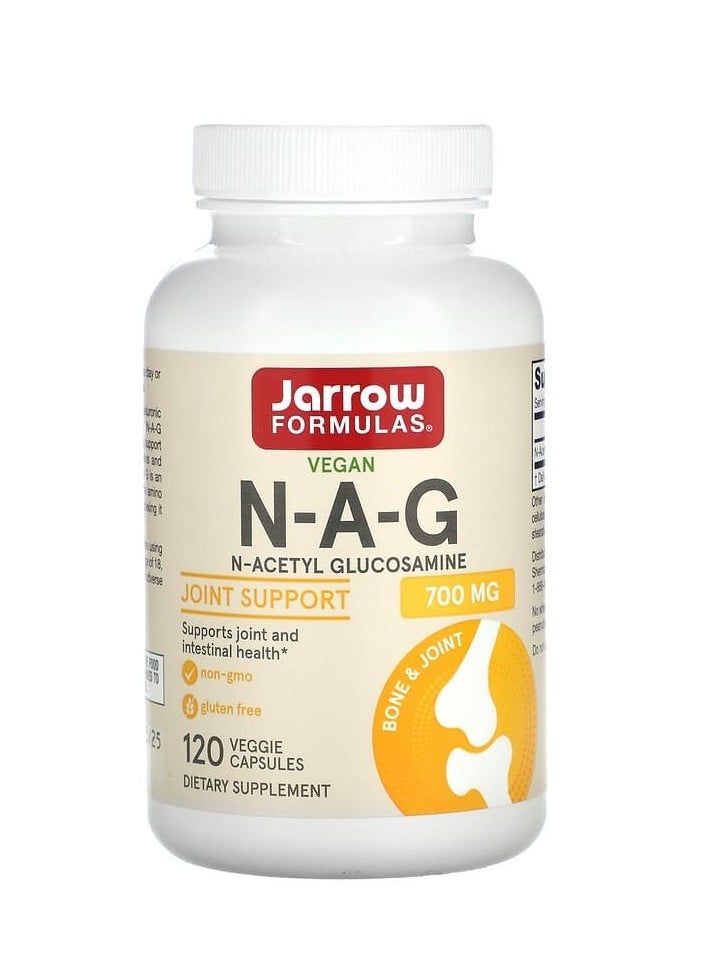 jarrow formulas N-A-G, 700 mg, 120 Veggie Capsules 
