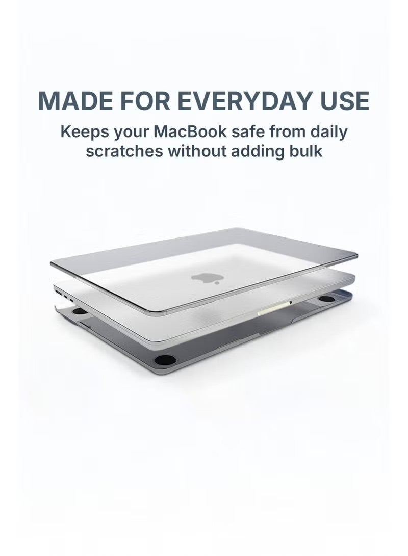 MacBook Air 15 Inch Case (2023–2025) – Compatible with M2 & M3 Chip Models – A2941, A3114, A3241 – Crystal Clear Hard Shell Cover, Smooth Shiny, Snap-On Protection - Image 3