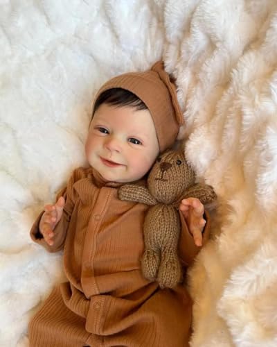 Zero Pam Reborn Baby Dolls Silicone Full Body Boy 18 Inch Realistic Babys Doll Real Life Silicone Baby Boy Doll Lifelike Newborn Babies Anatomically Correct Reborn Toddler Dolls for Kids 3 - Image 5