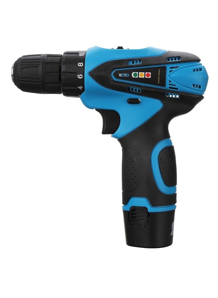 أيون الليثيوم مجموعة مثقاب كهربائي من الليثيوم قابلة لإعادة الشحن، مثقاب كهربائي كهربائي يدوي، مثقاب كهربائي لاسلكي - Image 1