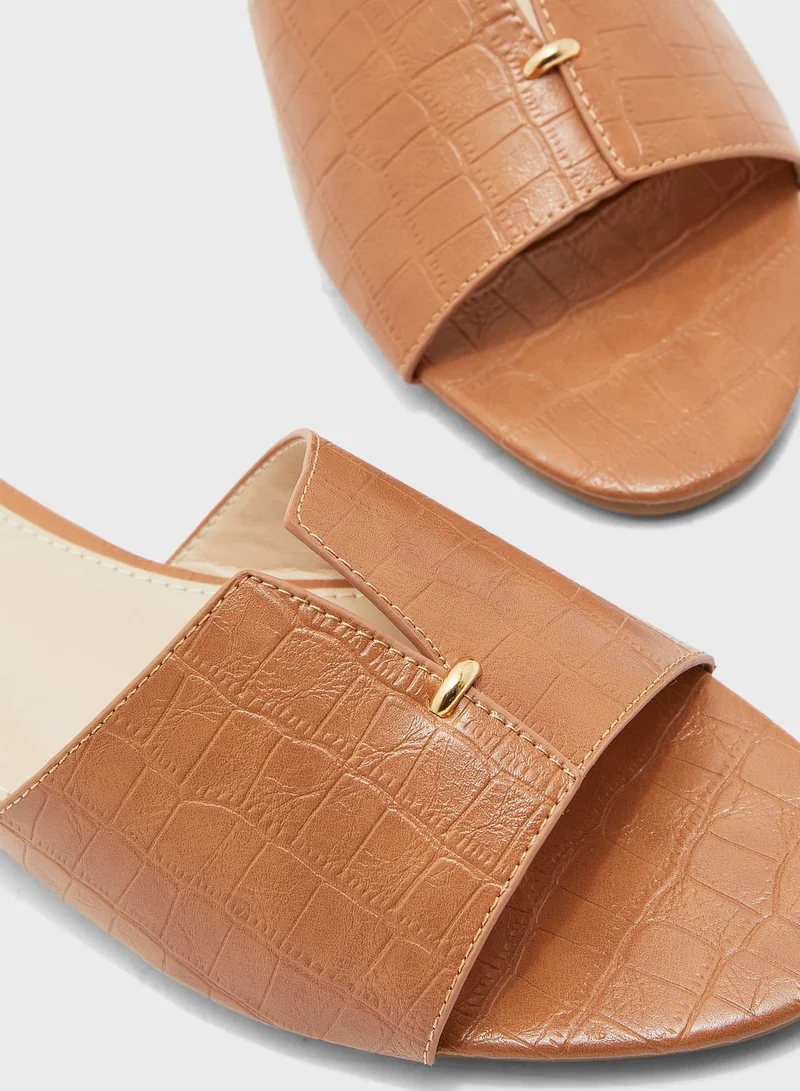 Khizana Croc Slide On Sandals